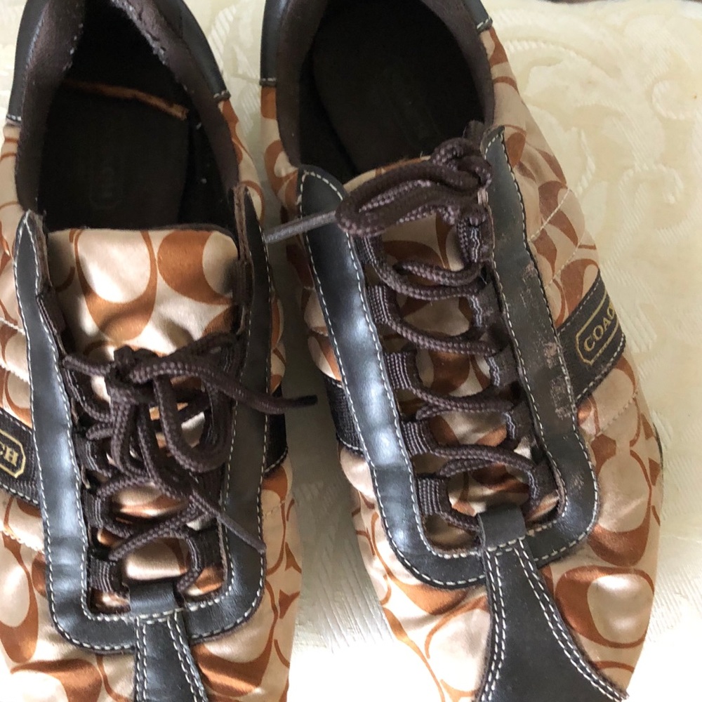 Authentic Coach shoes, size 8m.